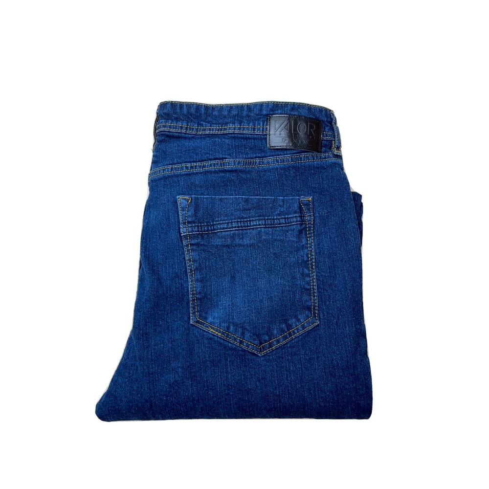 valor collective womens jeans Tag 36 Approx 35x32 Blue Straight Denim Jeans‎